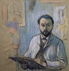 Self Portrait in his Studio, 1889